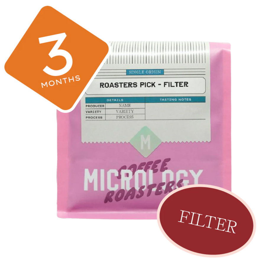 3 Month Prepaid Gift Subscription Roasters Pick Filter